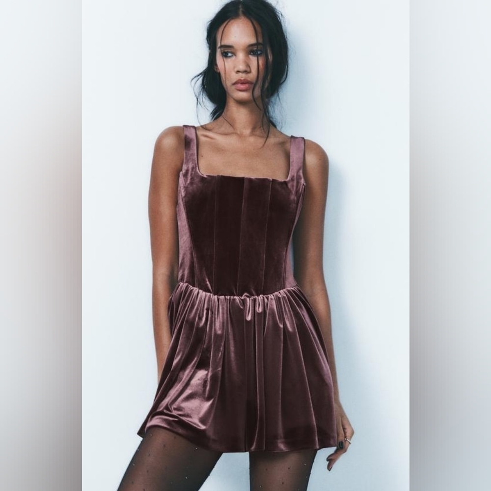 Zara Ruch Corset Mini Dress